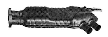 Obrázok Stredný tlmič výfuku IMASAF  196706