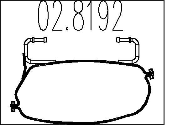 Obrázok Spojka trubiek výfukového systému MTS  028192