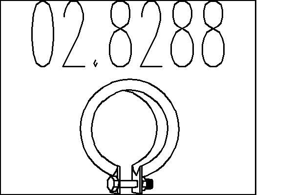 Obrázok Spojka trubiek výfukového systému MTS  028288