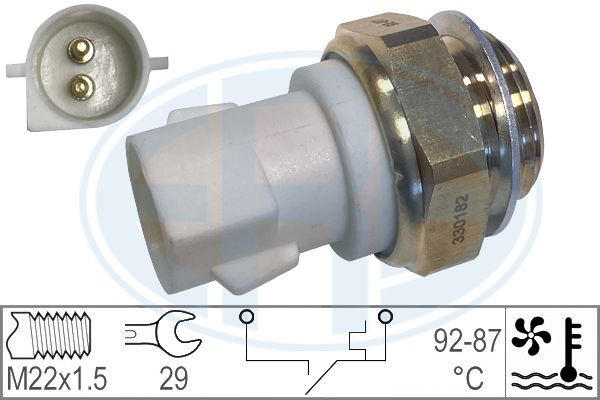 Obrázok Teplotný spínač ventilátora chladenia ERA  330182