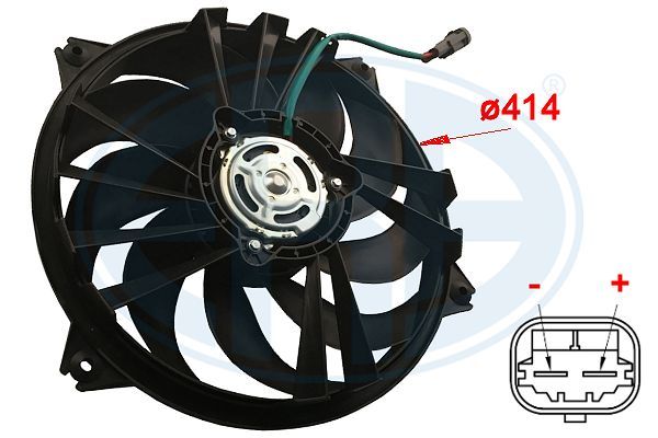 Obrázok Ventilátor chladenia motora ERA  352011