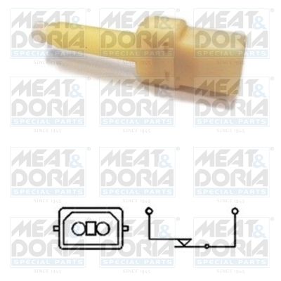Obrázok Spínač brzdových svetiel MEAT & DORIA  35014