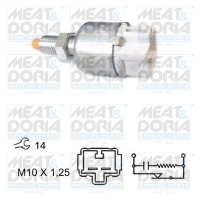 Obrázok Spínač brzdových svetiel MEAT & DORIA  35016
