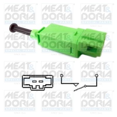 Obrázok Spínač ovládania spojky (pre tempomat) MEAT & DORIA  35062