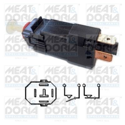 Obrázok Spínač brzdových svetiel MEAT & DORIA  35064