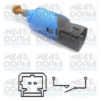 Obrázok Spínač brzdových svetiel MEAT & DORIA  35082