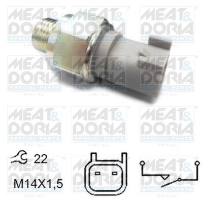 Obrázok Spínač cúvacích svetiel MEAT & DORIA  36063