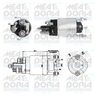 Obrázok Elektromagnetický spínač pre żtartér MEAT & DORIA  46291