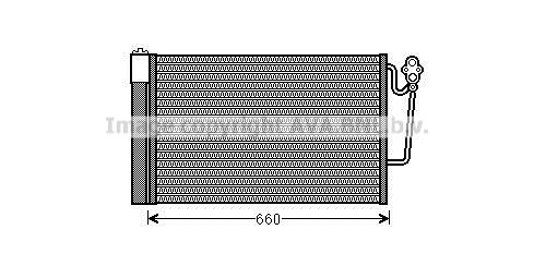 Obrázok Kondenzátor klimatizácie AVA QUALITY COOLING  BWA5363D