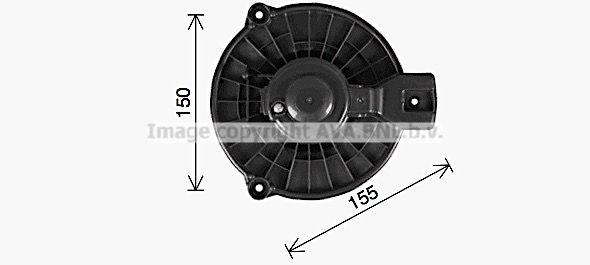 Obrázok Vnútorný ventilátor AVA QUALITY COOLING  HD8326