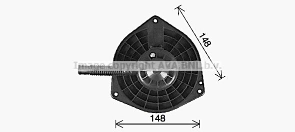 Obrázok Vnútorný ventilátor AVA QUALITY COOLING  PE8428