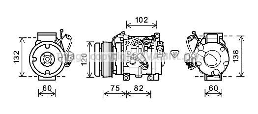 Obrázok Vnútorný ventilátor AVA QUALITY COOLING  ST8045