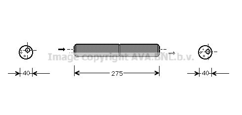 Obrázok Kompresor klimatizácie AVA QUALITY COOLING  VNK240
