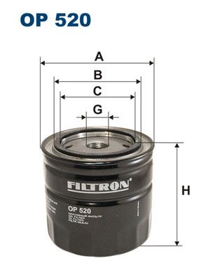 Obrázok Filter pracovnej hydrauliky FILTRON  OP520