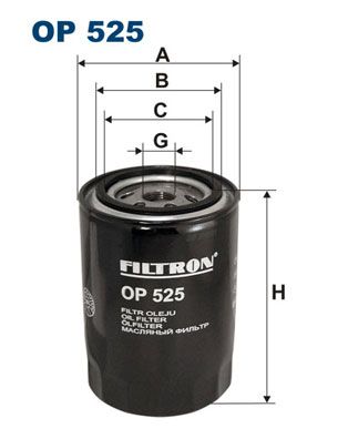 Obrázok Olejový filter FILTRON  OP525
