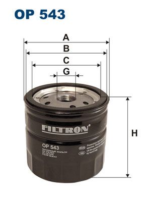 Obrázok Olejový filter FILTRON  OP543