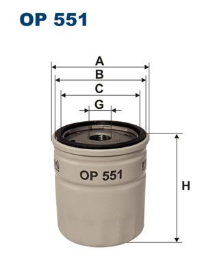 Obrázok Filter pracovnej hydrauliky FILTRON  OP551