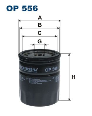 Obrázok Olejový filter FILTRON  OP556