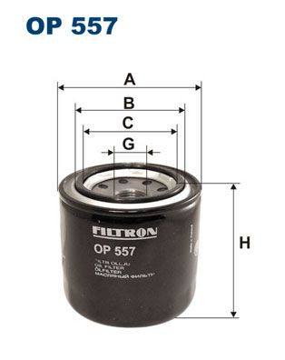 Obrázok Olejový filter FILTRON  OP557