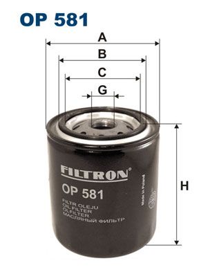 Obrázok Filter pracovnej hydrauliky FILTRON  OP581