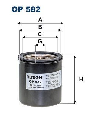 Obrázok Olejový filter FILTRON  OP582