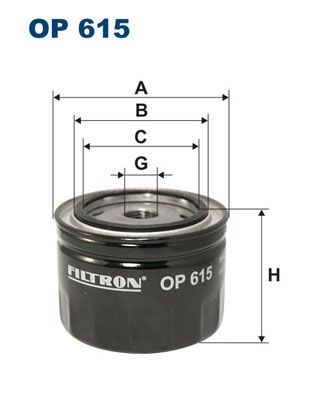 Obrázok Olejový filter FILTRON  OP615