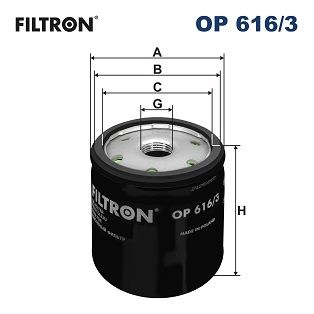 Obrázok Olejový filter FILTRON  OP6163
