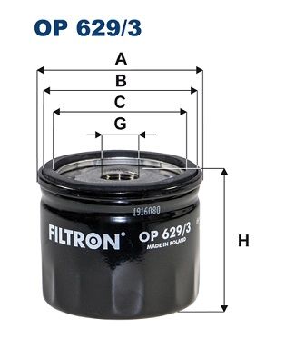 Obrázok Olejový filter FILTRON  OP6293