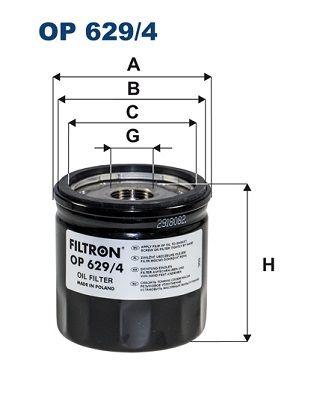 Obrázok Olejový filter FILTRON  OP6294