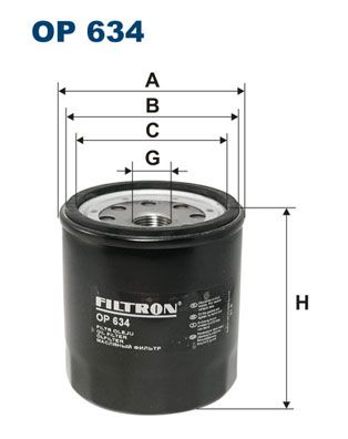 Obrázok Olejový filter FILTRON  OP634