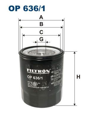 Obrázok Olejový filter FILTRON  OP6361