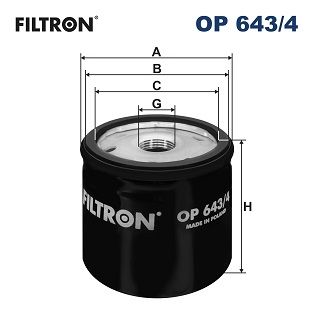 Obrázok Olejový filter FILTRON  OP6434
