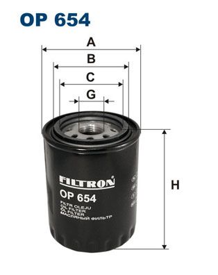 Obrázok Olejový filter FILTRON  OP654