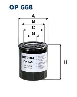 Obrázok Filter pracovnej hydrauliky FILTRON  OP668