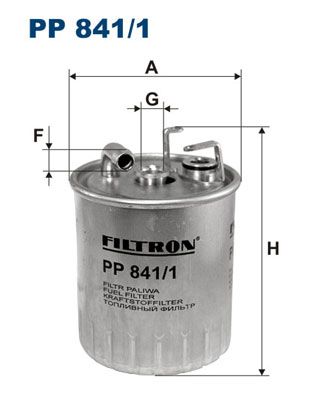 Obrázok Palivový filter FILTRON  PP8411