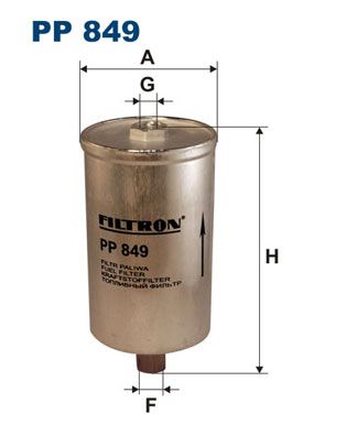 Obrázok Palivový filter FILTRON  PP849