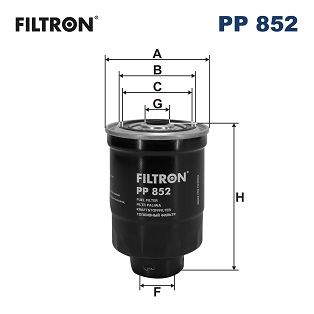 Obrázok Palivový filter FILTRON  PP852