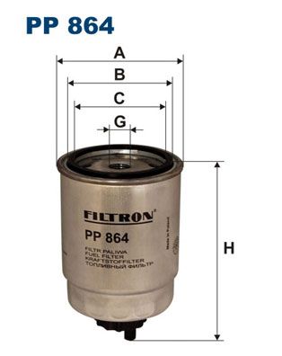 Obrázok Palivový filter FILTRON  PP864
