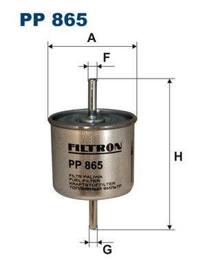 Obrázok Palivový filter FILTRON  PP865
