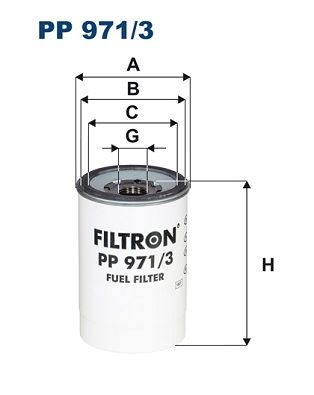 Obrázok Palivový filter FILTRON  PP9713