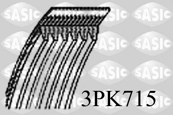 Obrázok Ozubený klinový remeň SASIC  3PK715