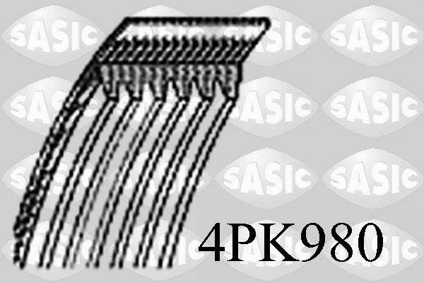 Obrázok Ozubený klinový remeň SASIC  4PK980