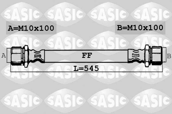 Obrázok Brzdová hadica SASIC  6606191