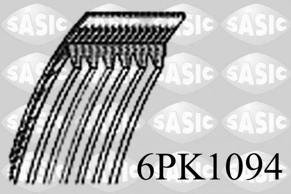 Obrázok Ozubený klinový remeň SASIC  6PK1094