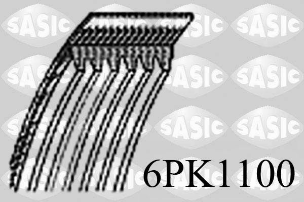 Obrázok Ozubený klinový remeň SASIC  6PK1100