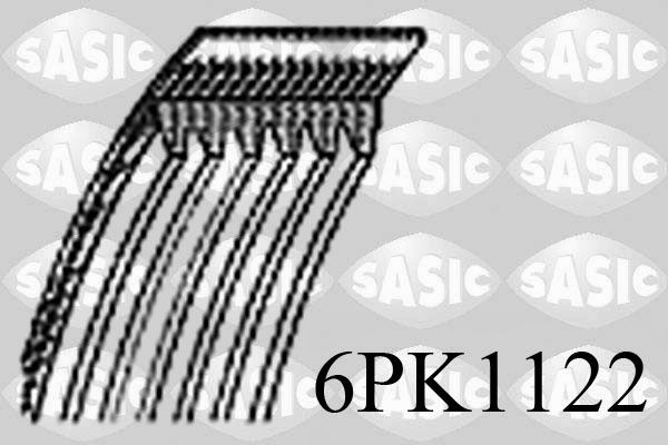Obrázok Ozubený klinový remeň SASIC  6PK1122
