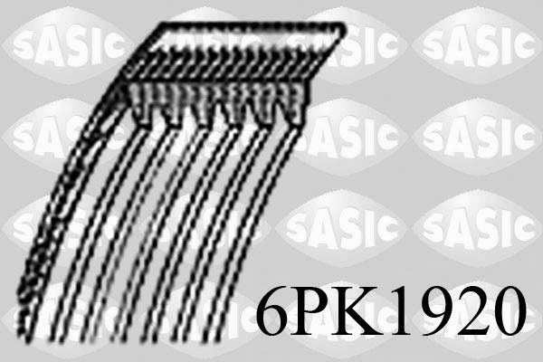 Obrázok Ozubený klinový remeň SASIC  6PK1920