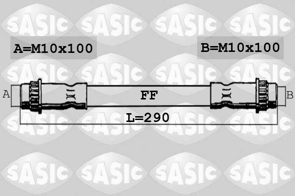 Obrázok Brzdová hadica SASIC  SBH4070