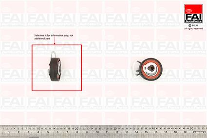 Obrázok Napínacia kladka ozubeného remeňa FAI AutoParts  T9509