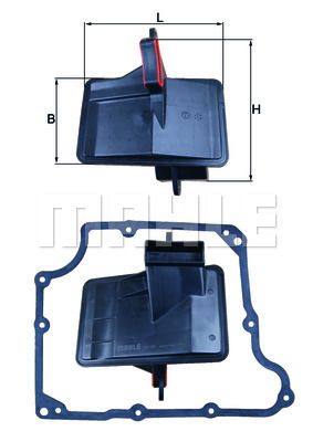 Obrázok Hydraulický filter automatickej prevodovky MAHLE  HX166D